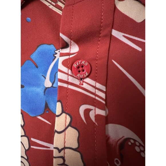Retro Rifle Fear N Loathing In Las Vegas Dr. Gonzo Hawaiian Shirt Men's 3XL - Picture 5 of 12
